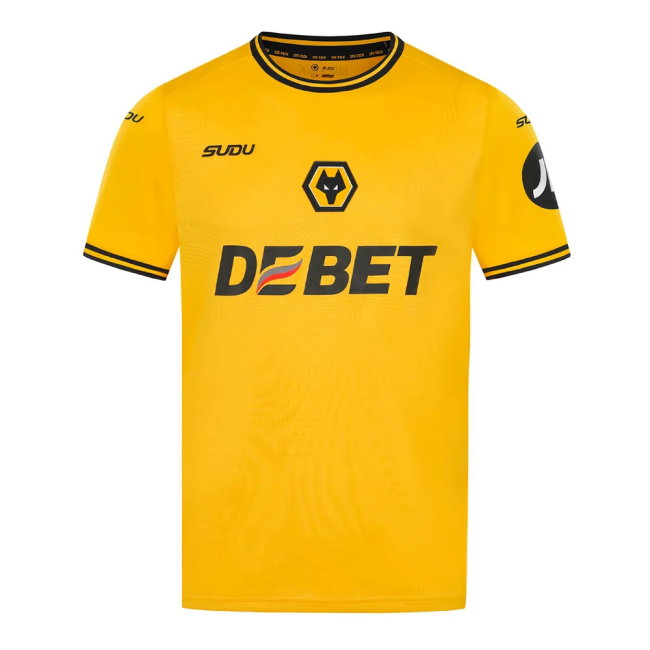 2024-2025 Wolves Home Shirt (Djiga 34)-SoccerKits Hub | Buy Soccer Jerseys Online